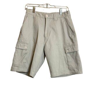 Claudio Nucci Boys Cargo Zip Up Shorts  / Beige Size 16 Sku 2912